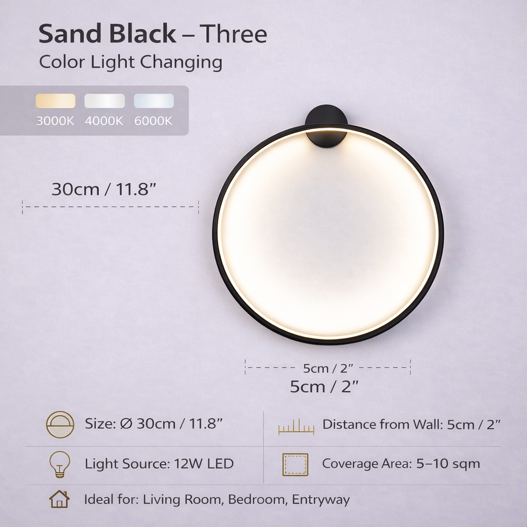Lunaris Halo Wall Light
