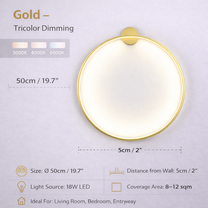 Lunaris Halo Wall Light