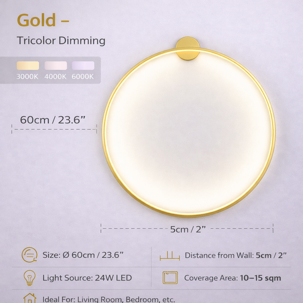 Lunaris Halo Wall Light