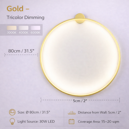 Lunaris Halo Wall Light