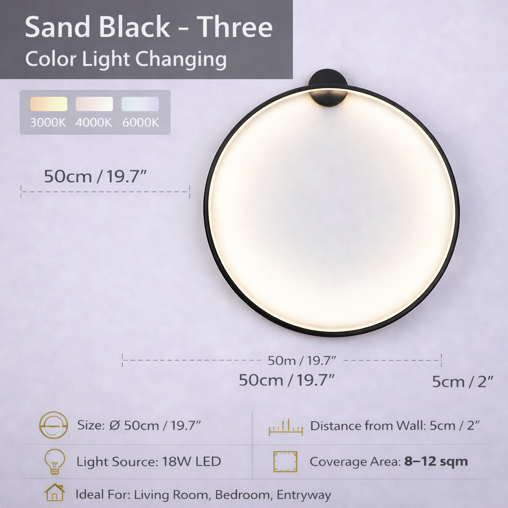 Lunaris Halo Wall Light