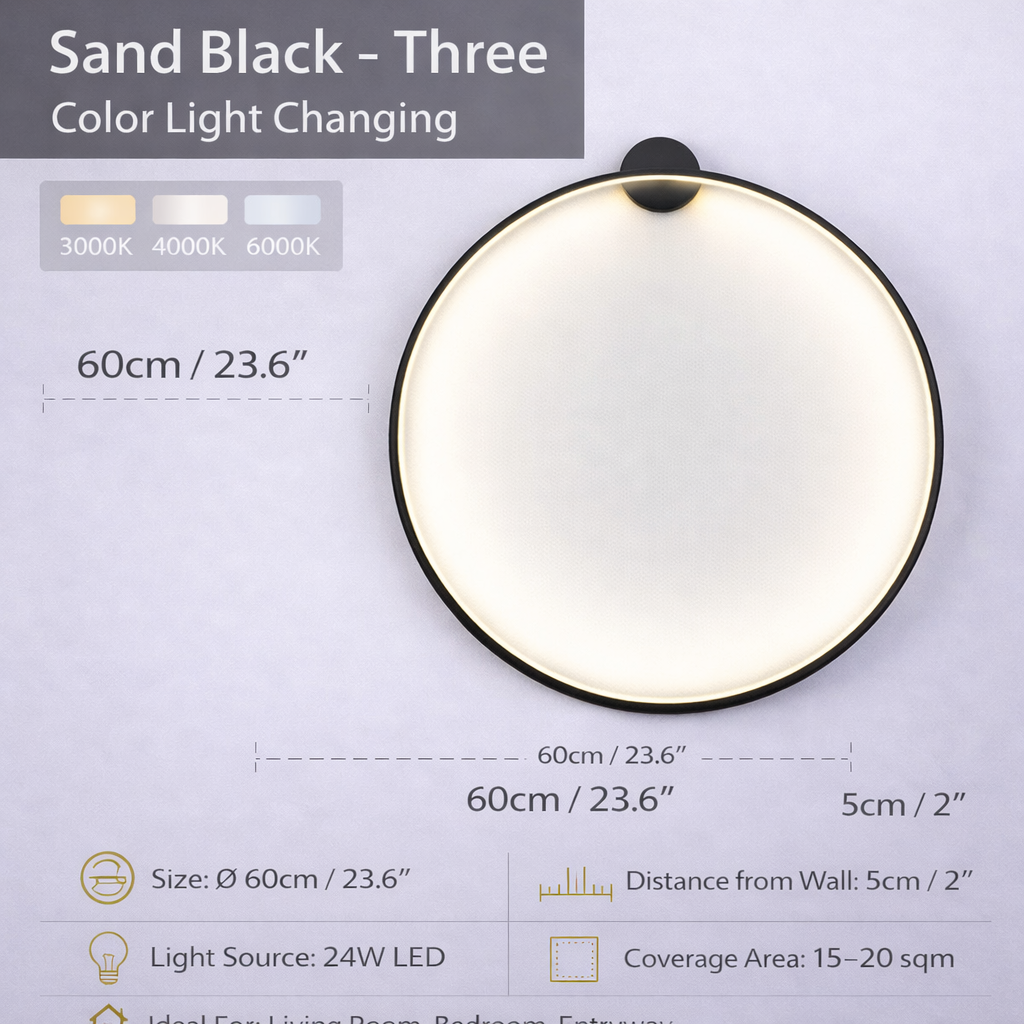 Lunaris Halo Wall Light