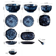 Enchantress Blue 10-Piece Dinner Set