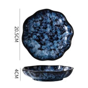 Enchantress Blue 10-Piece Dinner Set