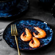 Enchantress Blue 10-Piece Dinner Set