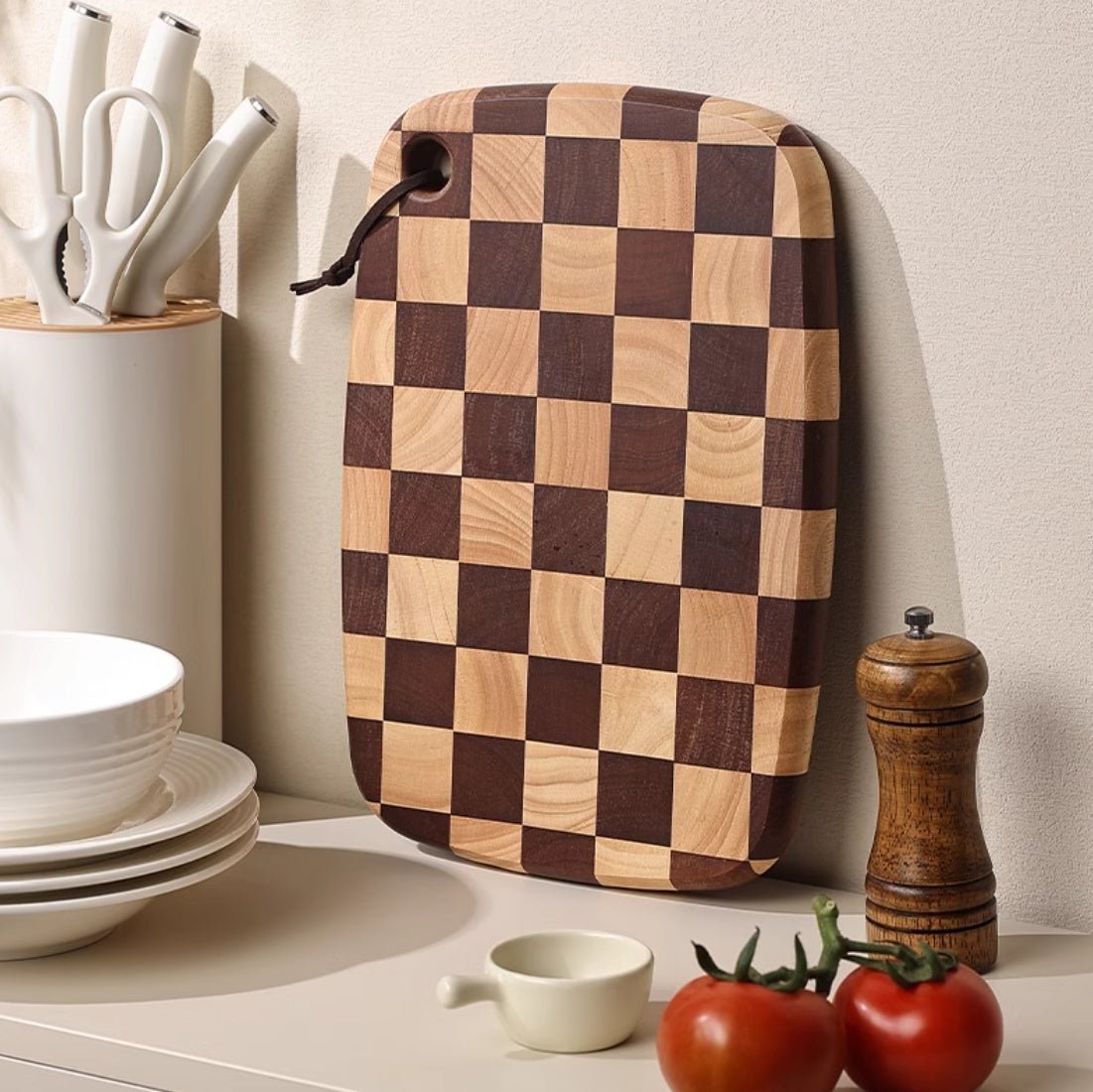 Acacia Grid Cutting Board - Urban Jiko