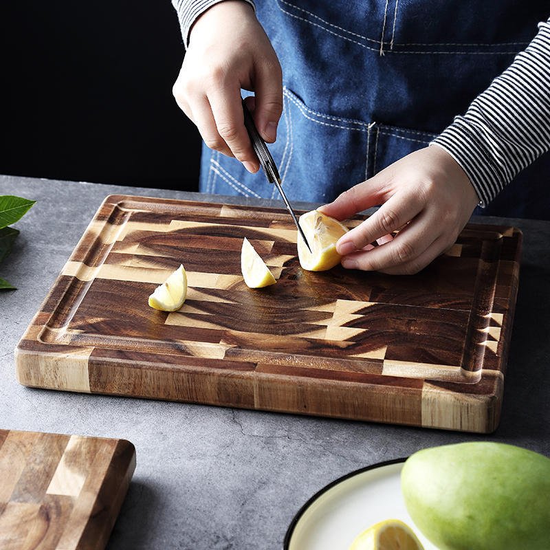 Acacia Parquet Cutting Board - Urban Jiko