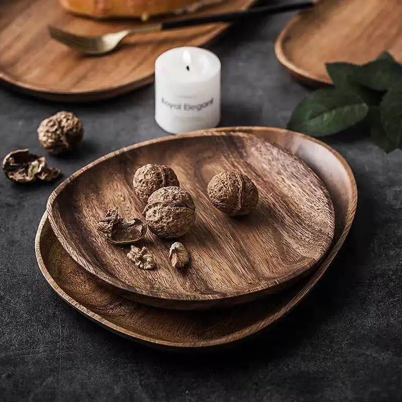 Acacia Wood Serving Trays - Urban Jiko