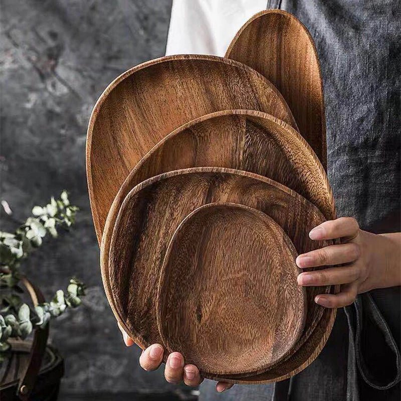 Acacia Wood Serving Trays - Urban Jiko