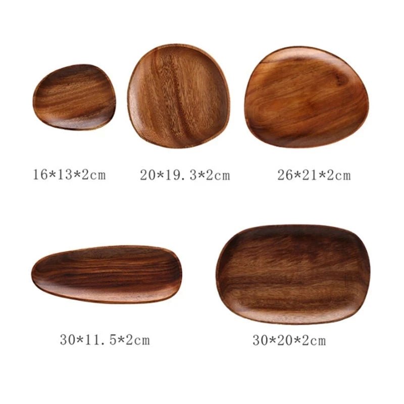Acacia Wood Serving Trays - Urban Jiko