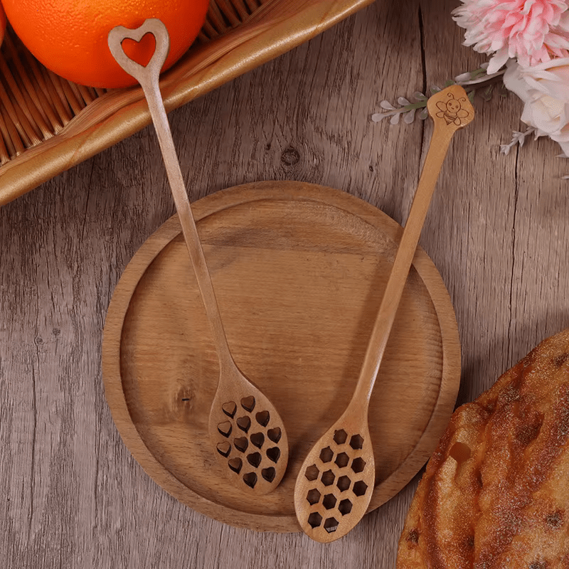 Acacia Wooden Honey Dipper - Urban Jiko