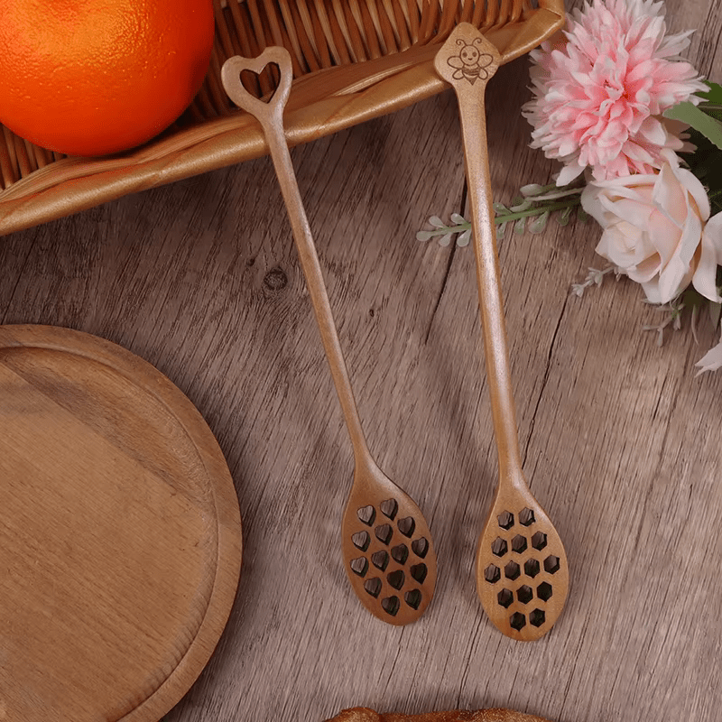 Acacia Wooden Honey Dipper - Urban Jiko
