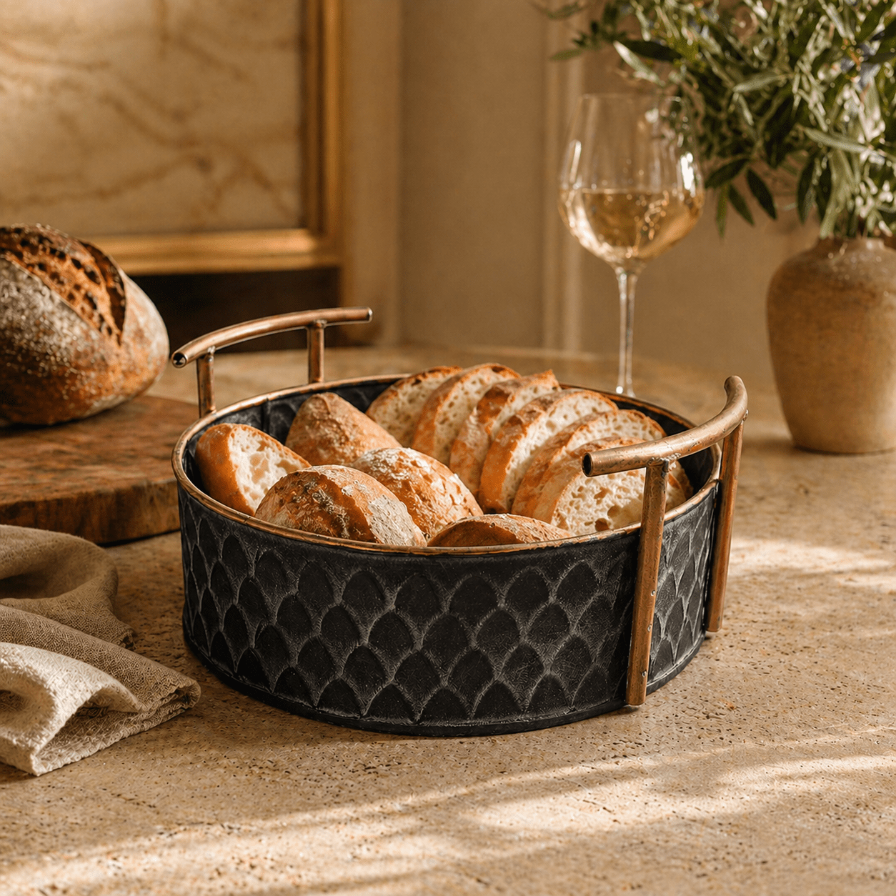 Artisan Copper Bread Holder - Urban Jiko