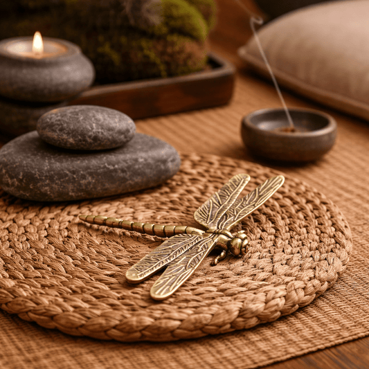 Aurelia Brass Dragonfly Tea Guardian - Urban Jiko