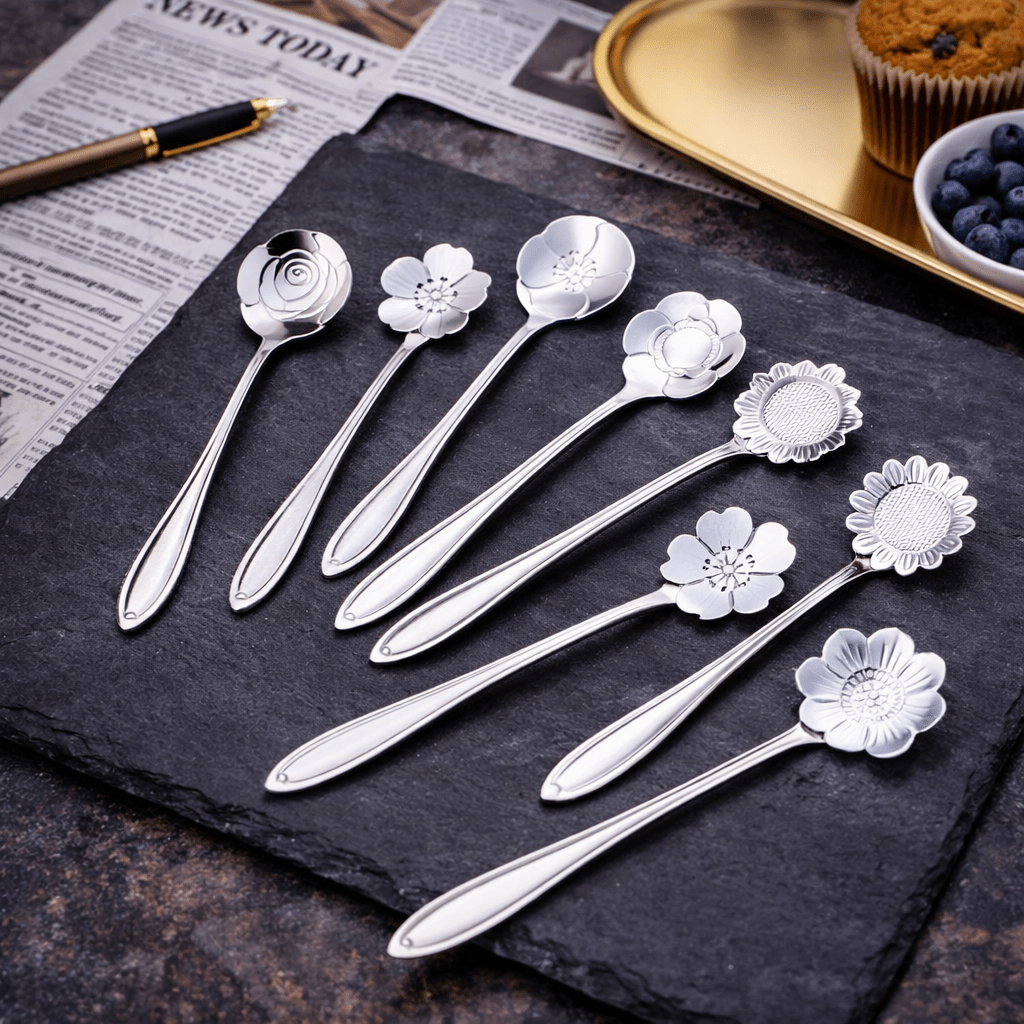Blossom Spoon Set – 8 Piece - Urban Jiko
