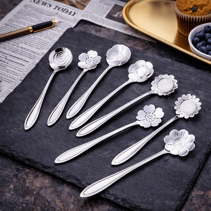 Blossom Spoon Set – 8 Piece - Urban Jiko