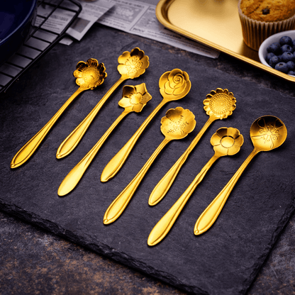 Blossom Spoon Set – 8 Piece - Urban Jiko