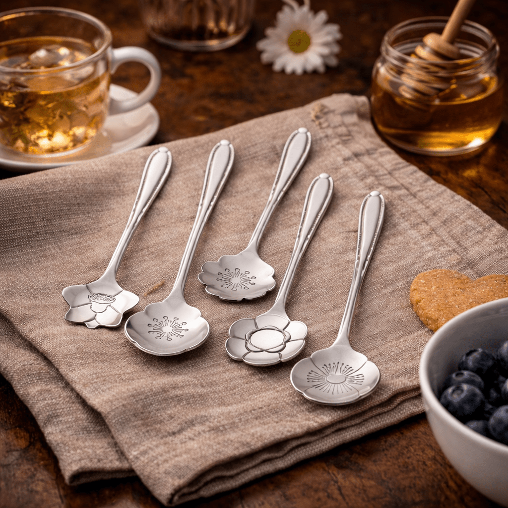 Blossom Spoon Set – 8 Piece - Urban Jiko