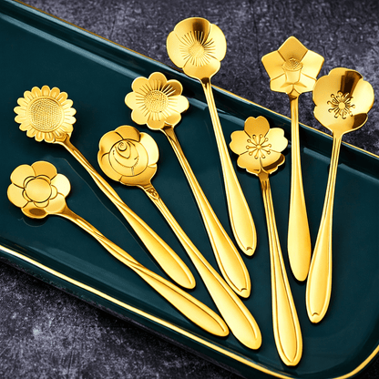 Blossom Spoon Set – 8 Piece - Urban Jiko