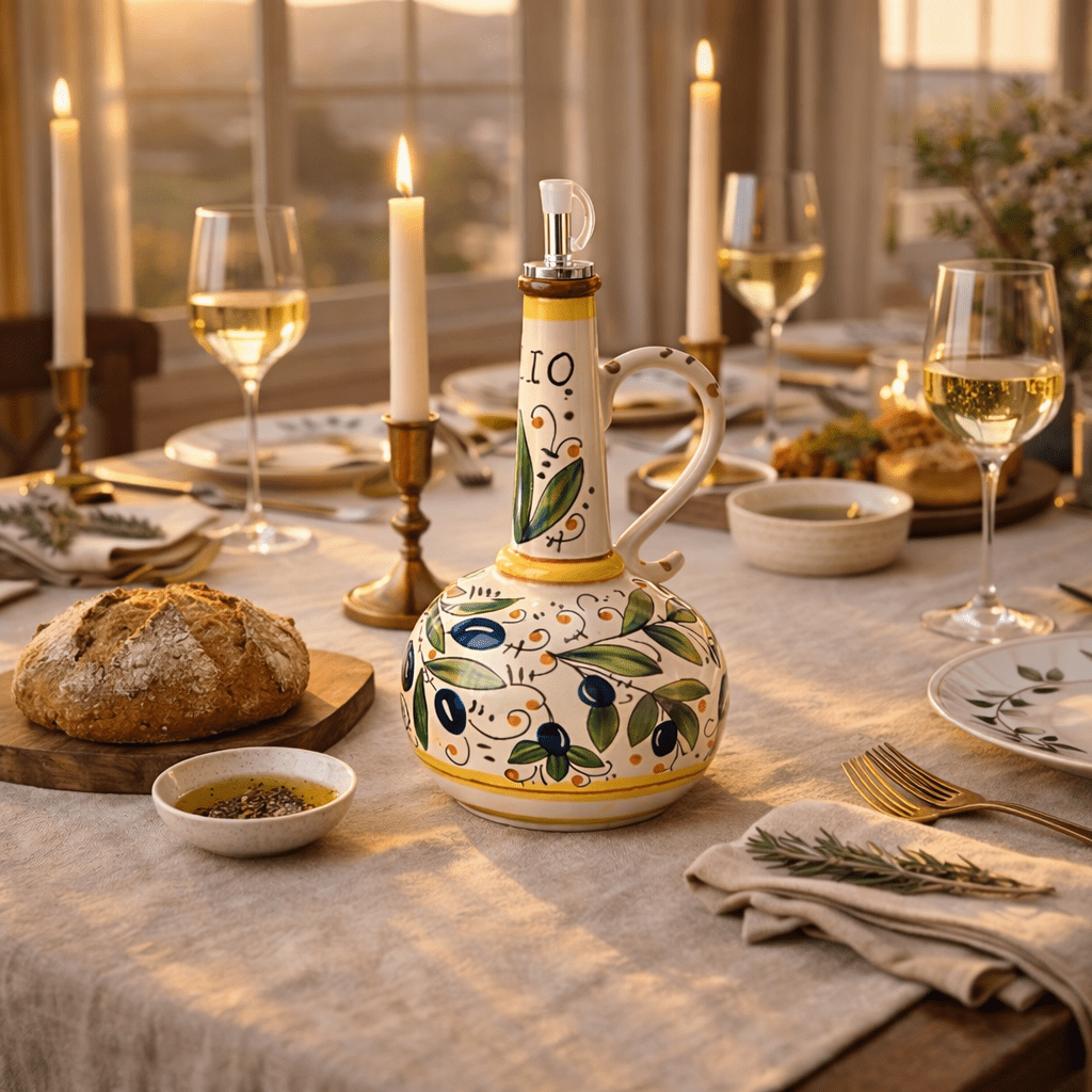 Blueberry Orchard Olive Oil Vessel - Urban Jiko