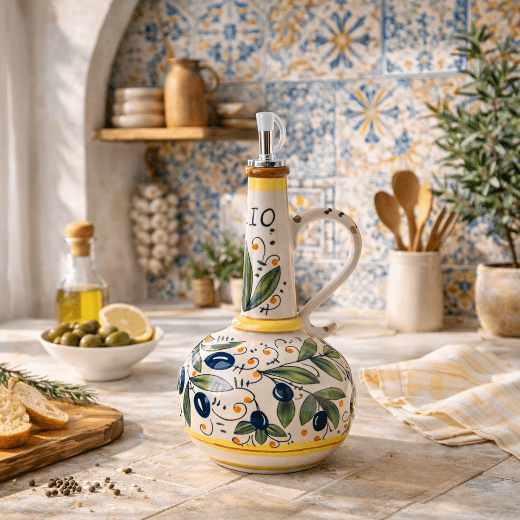 Blueberry Orchard Olive Oil Vessel - Urban Jiko