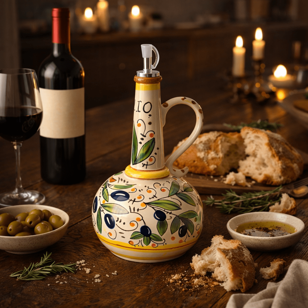 Blueberry Orchard Olive Oil Vessel