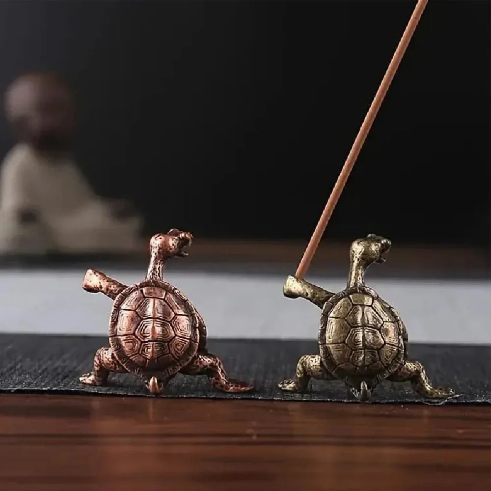 Brass Turtle Incense Holder - Urban Jiko
