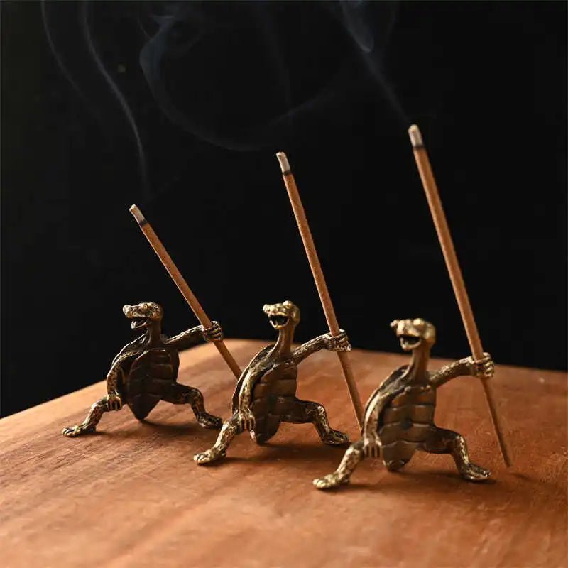 Brass Turtle Incense Holder - Urban Jiko