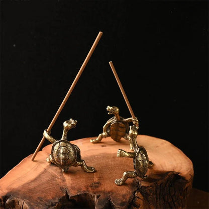 Brass Turtle Incense Holder - Urban Jiko