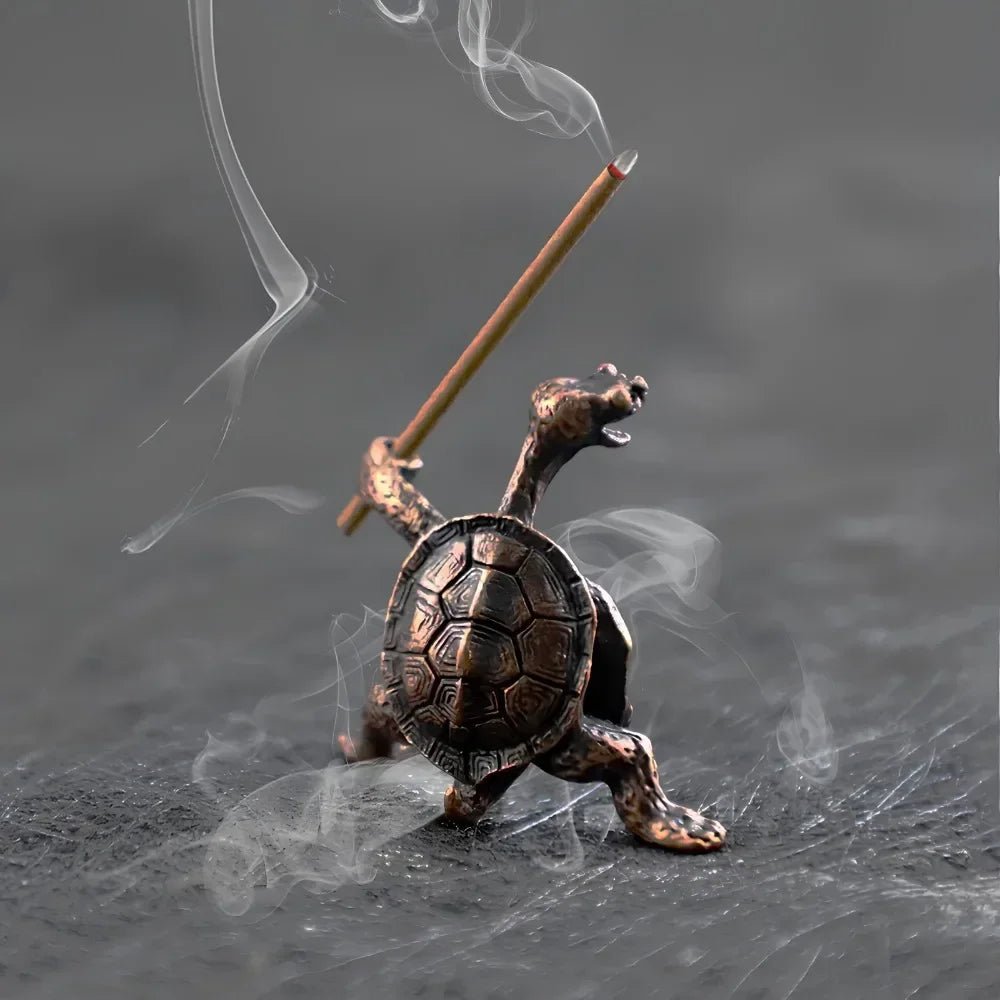 Brass Turtle Incense Holder - Urban Jiko