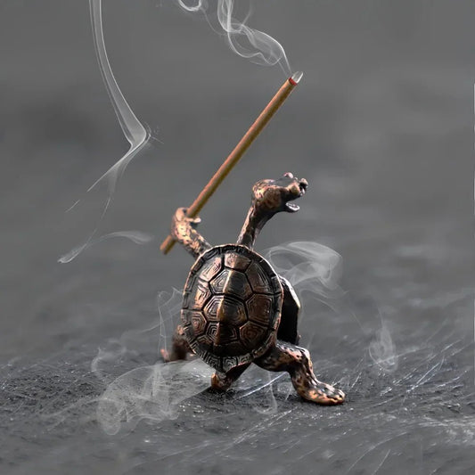 Brass Turtle Incense Holder - Urban Jiko