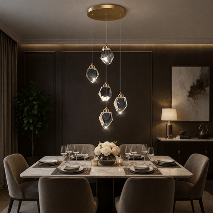 Celestia Crystal Rain Chandelier - Urban Jiko