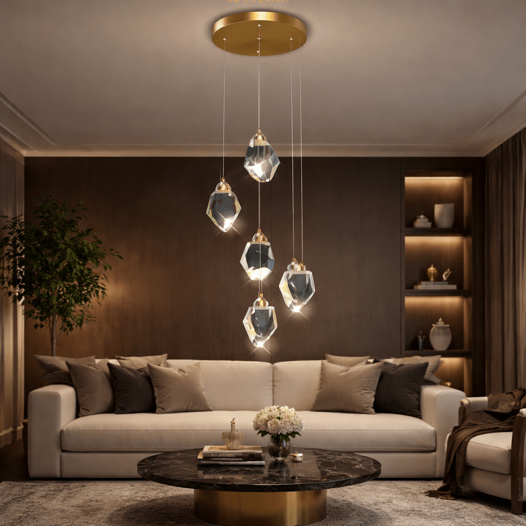 Celestia Crystal Rain Chandelier - Urban Jiko