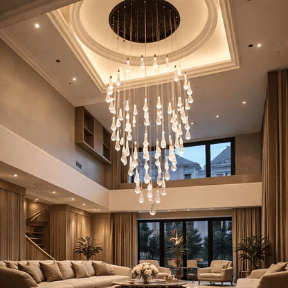 Celestia Crystal Rain Chandelier - Urban Jiko