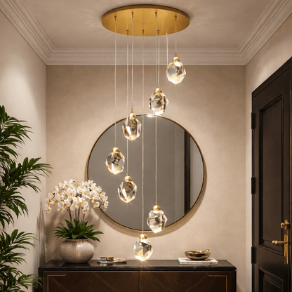 Celestia Crystal Rain Chandelier - Urban Jiko