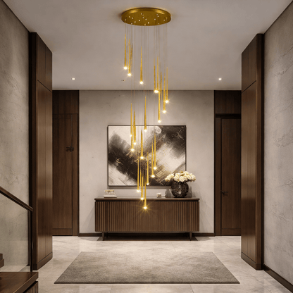 Celestia Linear Drop Chandelier - Urban Jiko