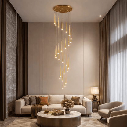 Celestia Linear Drop Chandelier - Urban Jiko