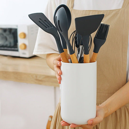 Classic Ceramic Utensil Holder - Urban Jiko