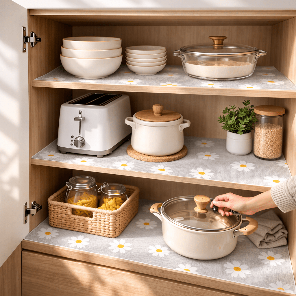 Daisy Protective Shelf Liner Roll - Urban Jiko