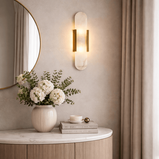 Elaris Marble Wall Light - Urban Jiko
