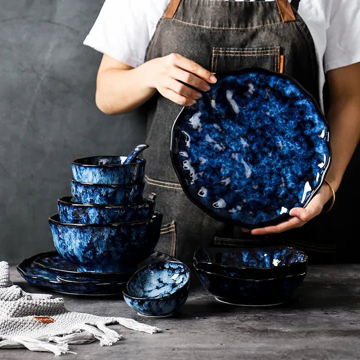 Enchantress Blue 10 - Piece Dinner Set - Urban Jiko