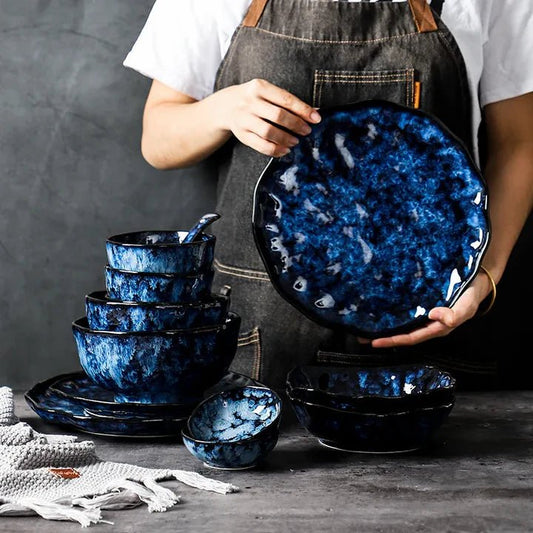 Enchantress Blue 10 - Piece Dinner Set - Urban Jiko