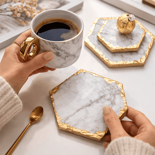 European Marble Dining Trivet - Urban Jiko