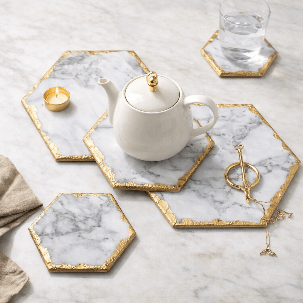 European Marble Dining Trivet - Urban Jiko