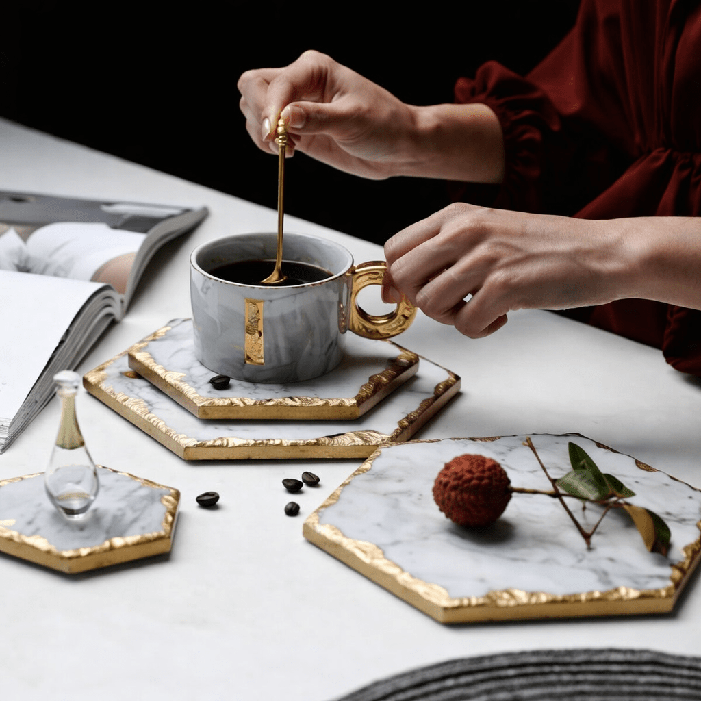 European Marble Dining Trivet - Urban Jiko