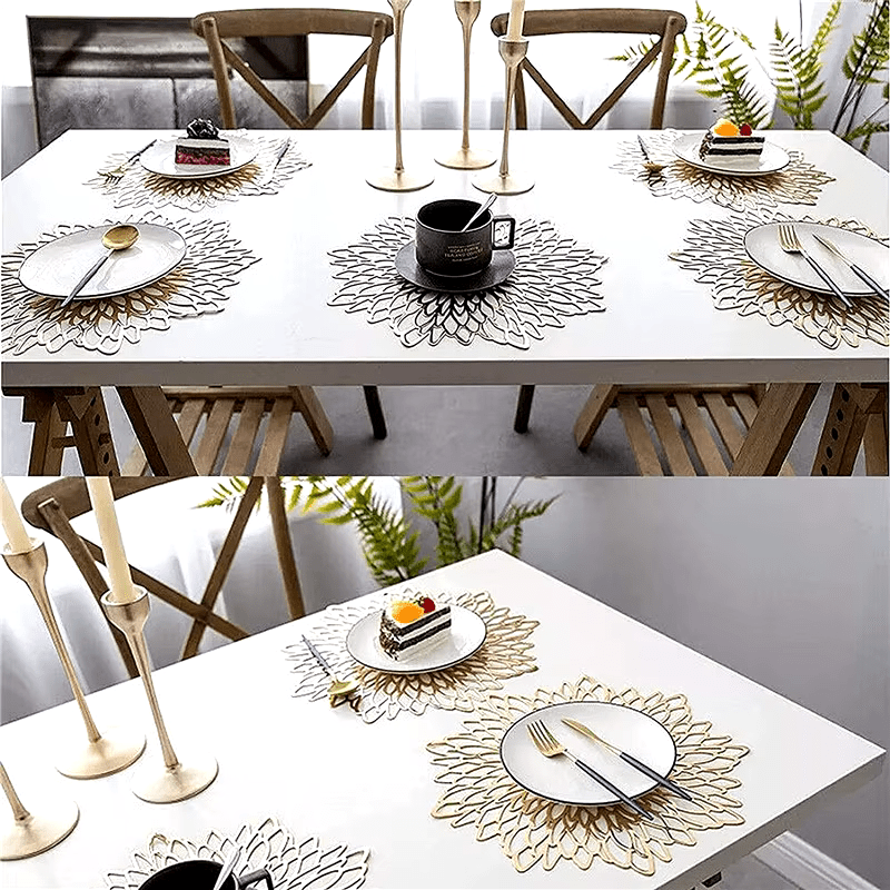 Gold Designer Placemat Set - Urban Jiko