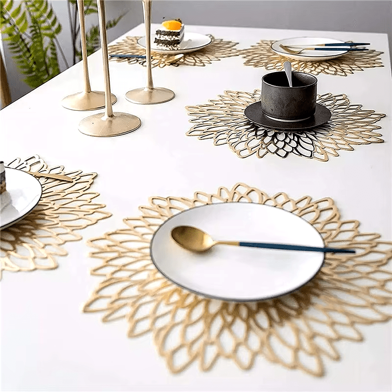 Gold Designer Placemat Set - Urban Jiko