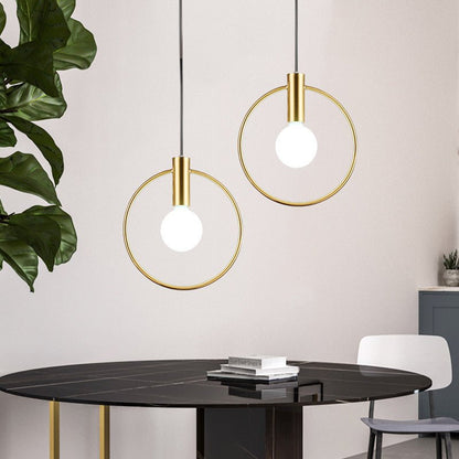 Gold Glass Sphere Pendant Light - Urban Jiko