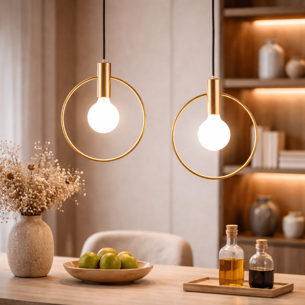 Gold Glass Sphere Pendant Light - Urban Jiko
