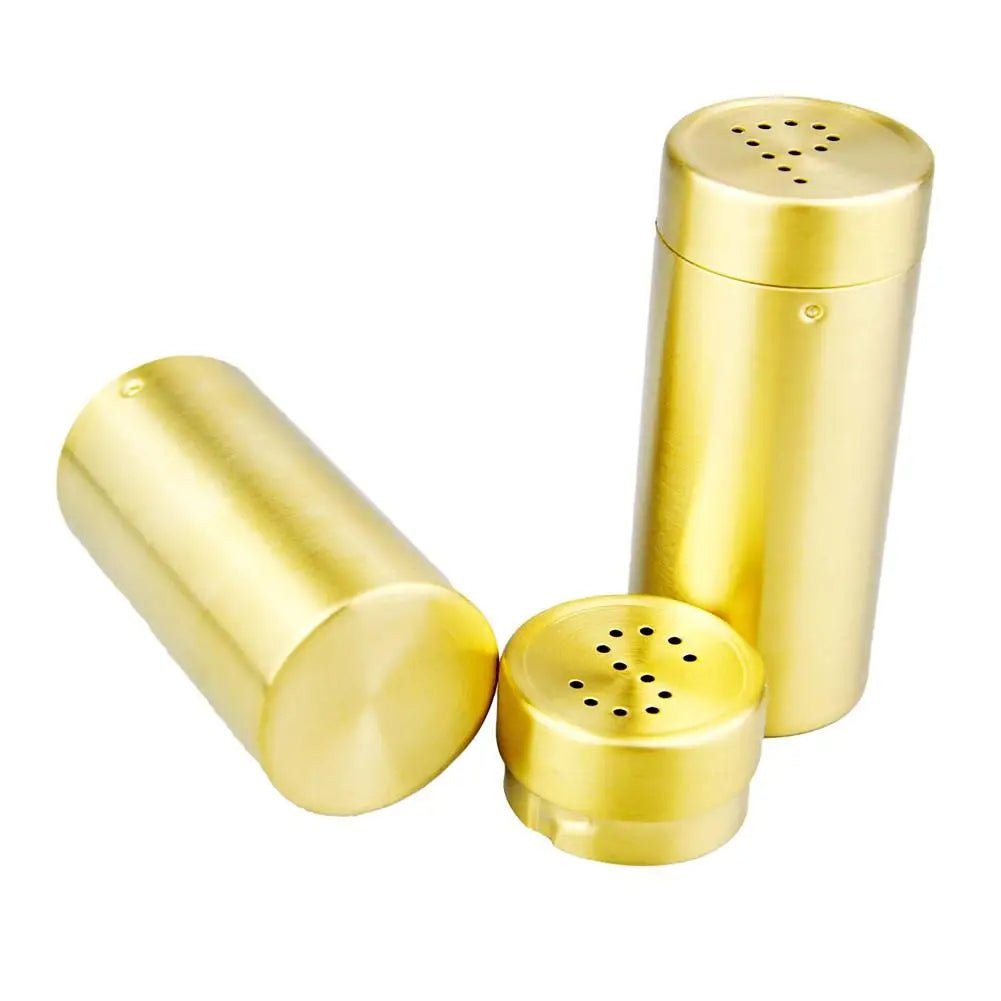 Gold Salt & Pepper Shaker Set - Urban Jiko